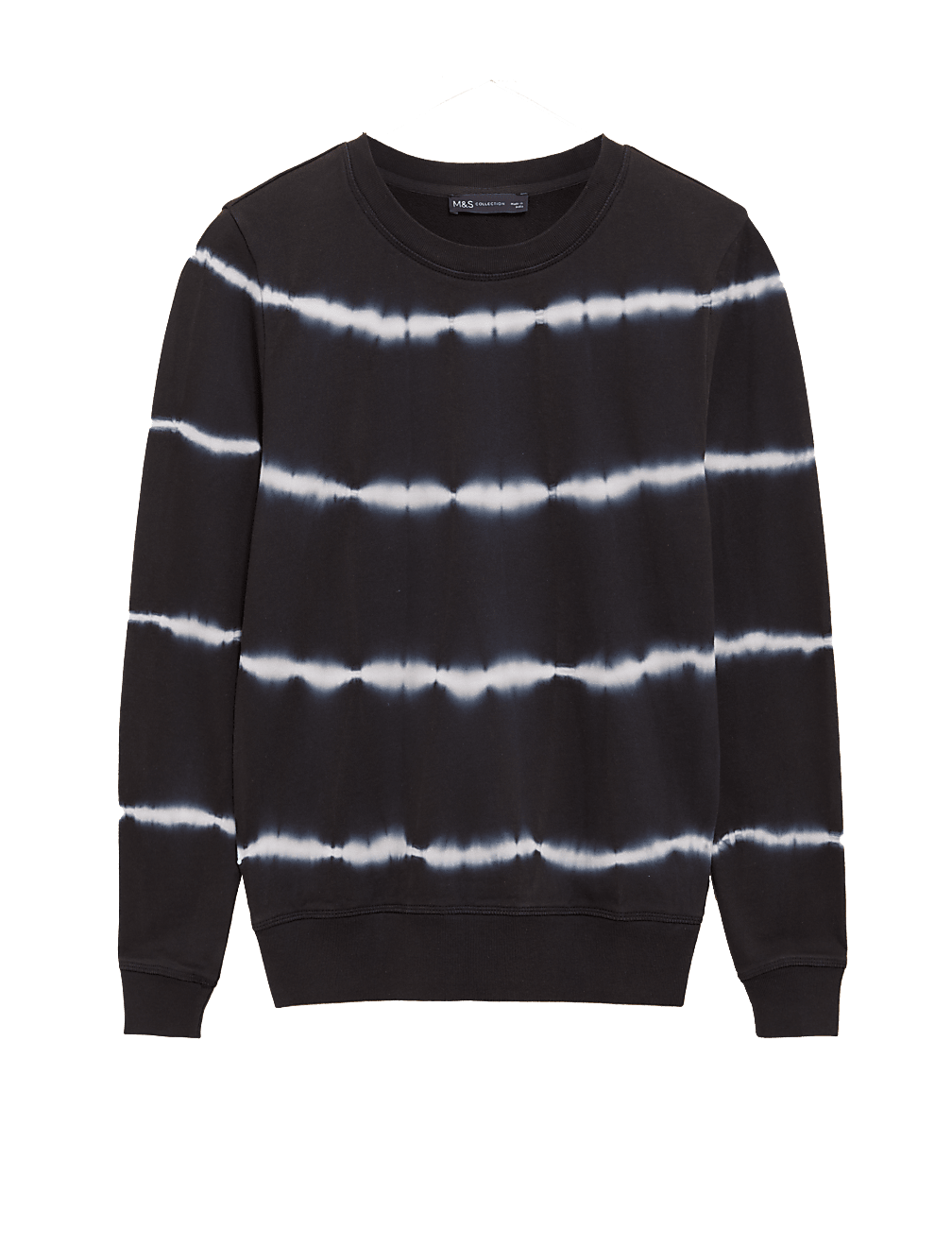 Pure Cotton Tie-Dye Crew Neck Sweatshirt
