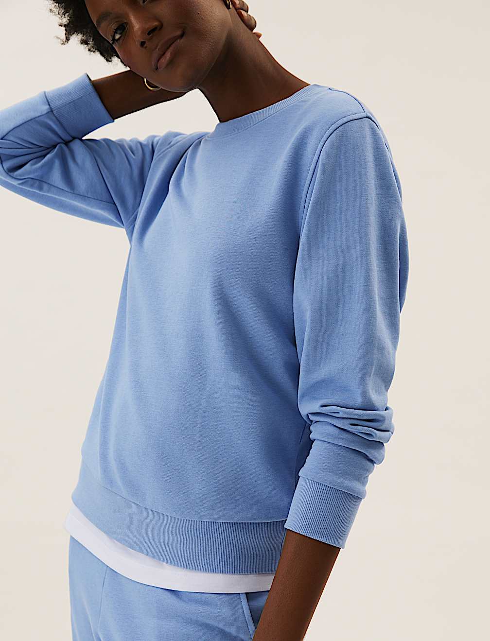 The Cotton Rich Crew Neck Sweatshirt