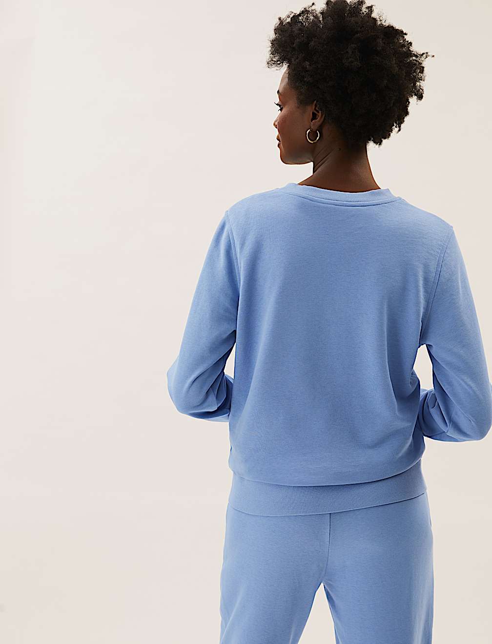 The Cotton Rich Crew Neck Sweatshirt