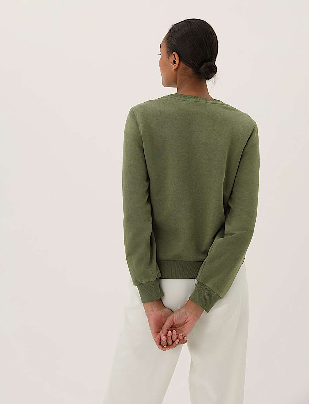 The Cotton Rich Crew Neck Sweatshirt