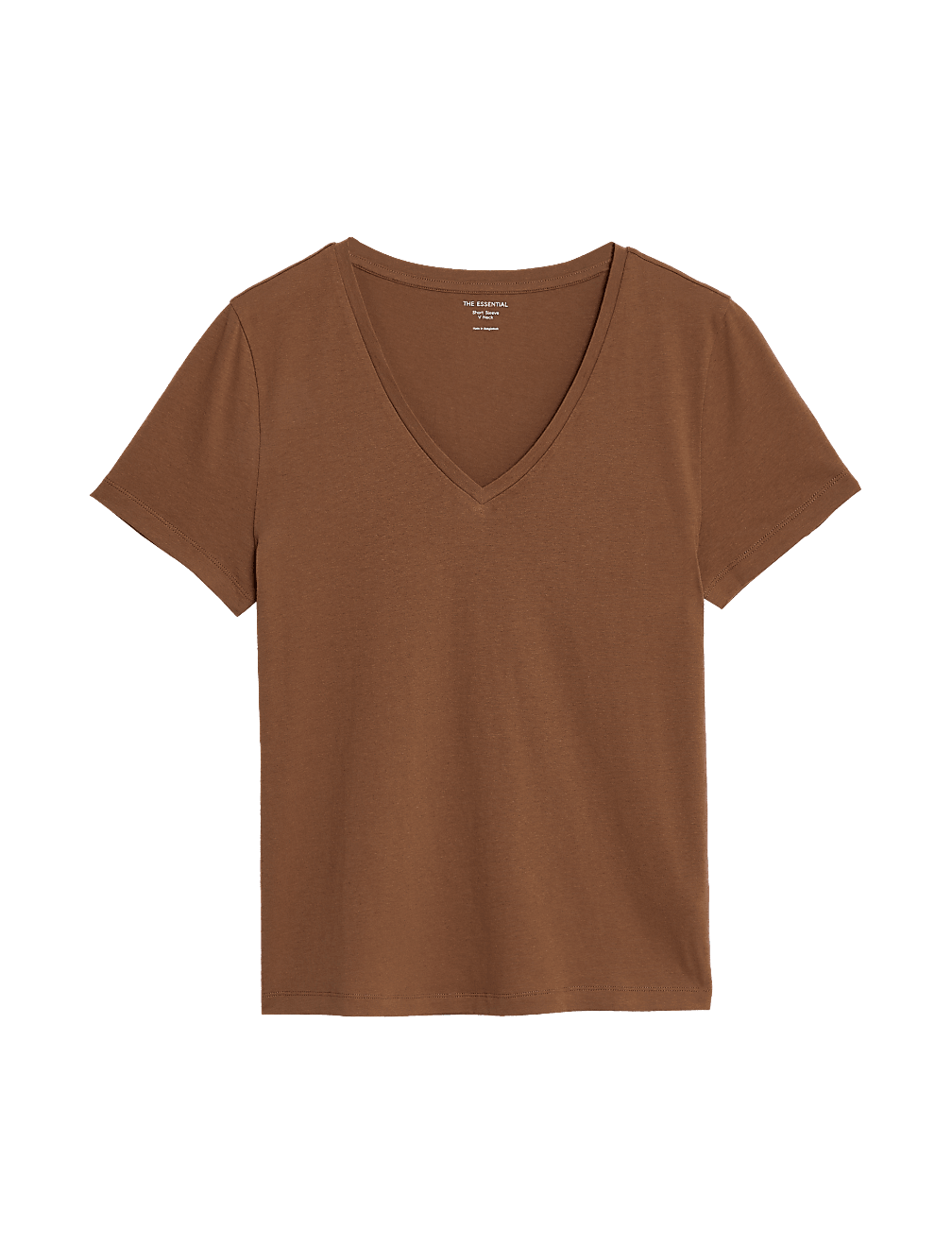 Pure Cotton V-Neck Essential Fit T-Shirt