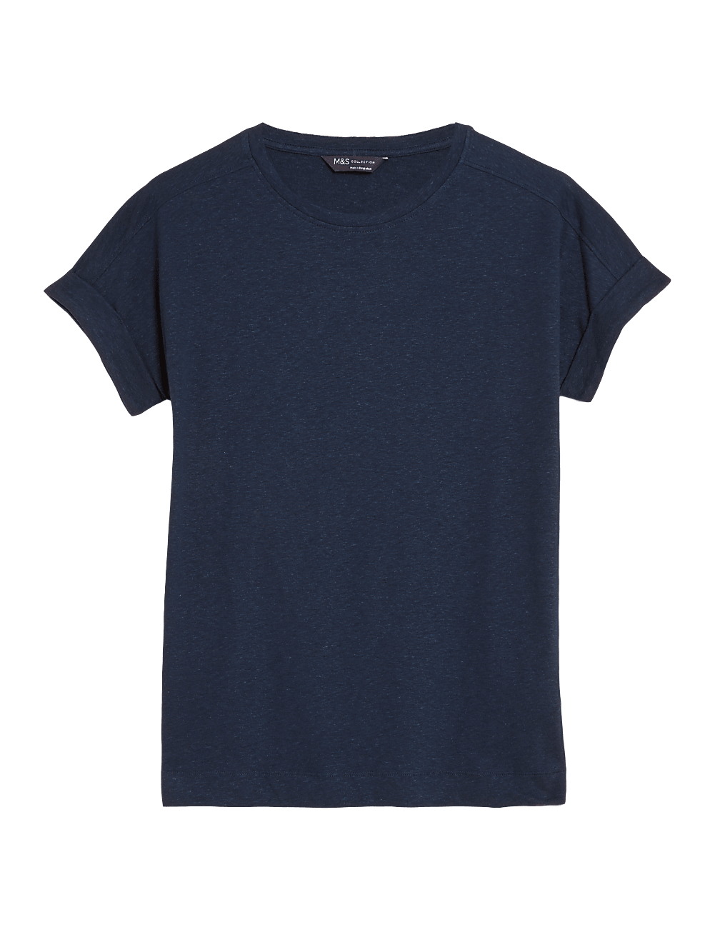 Linen Rich Short Sleeve T-Shirt