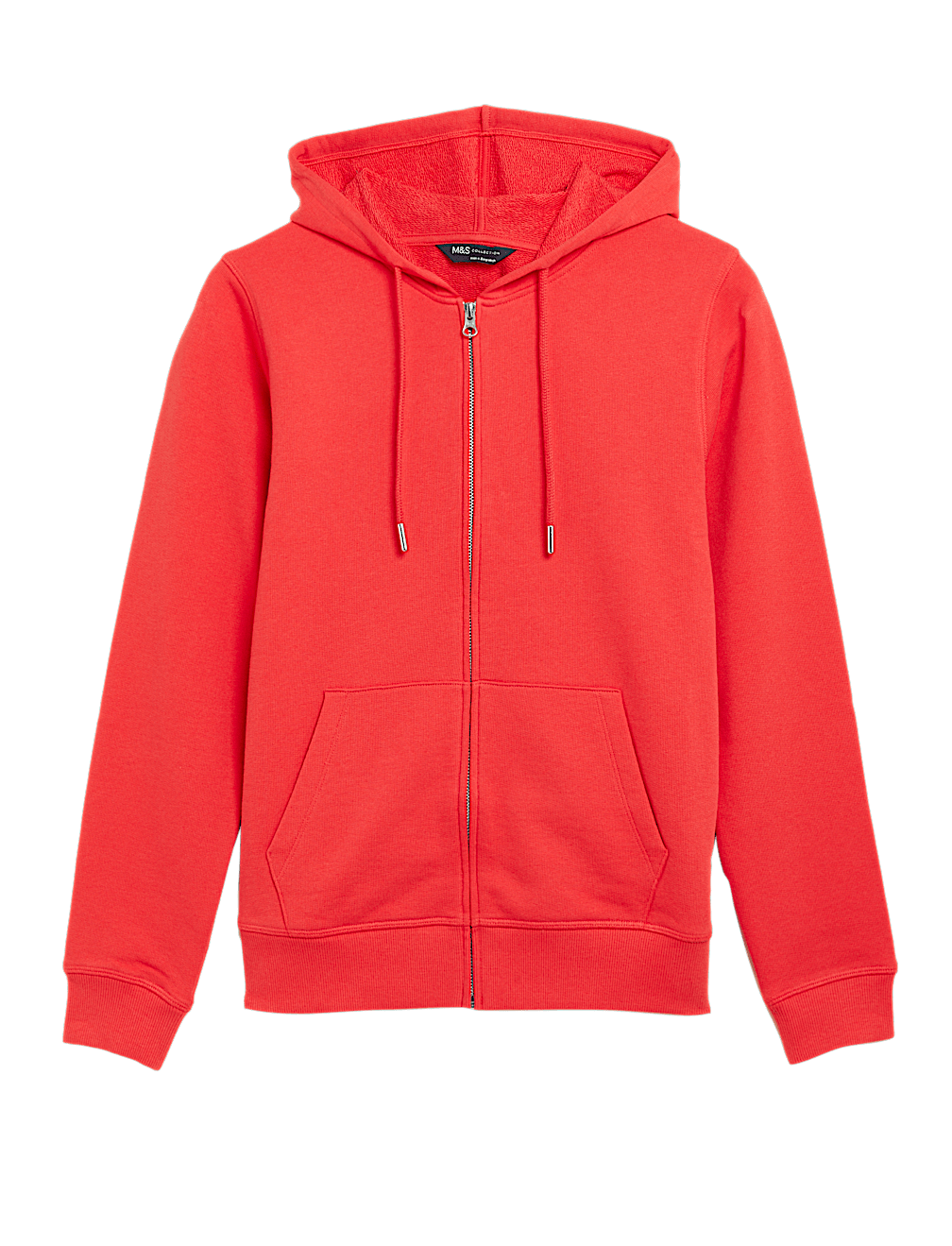 Pure Cotton Zip Up Hoodie