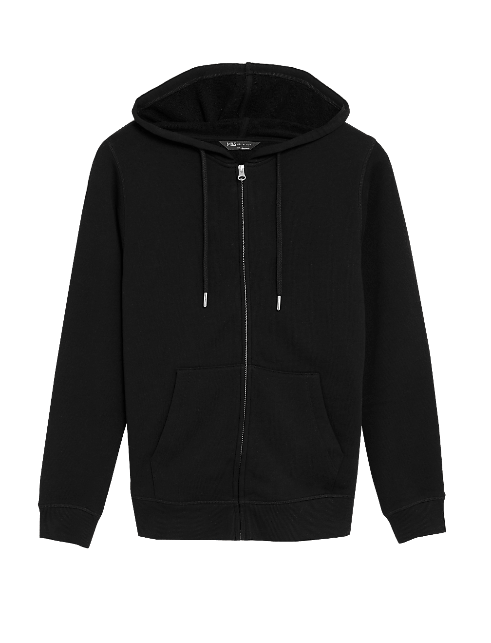 Pure Cotton Zip Up Hoodie