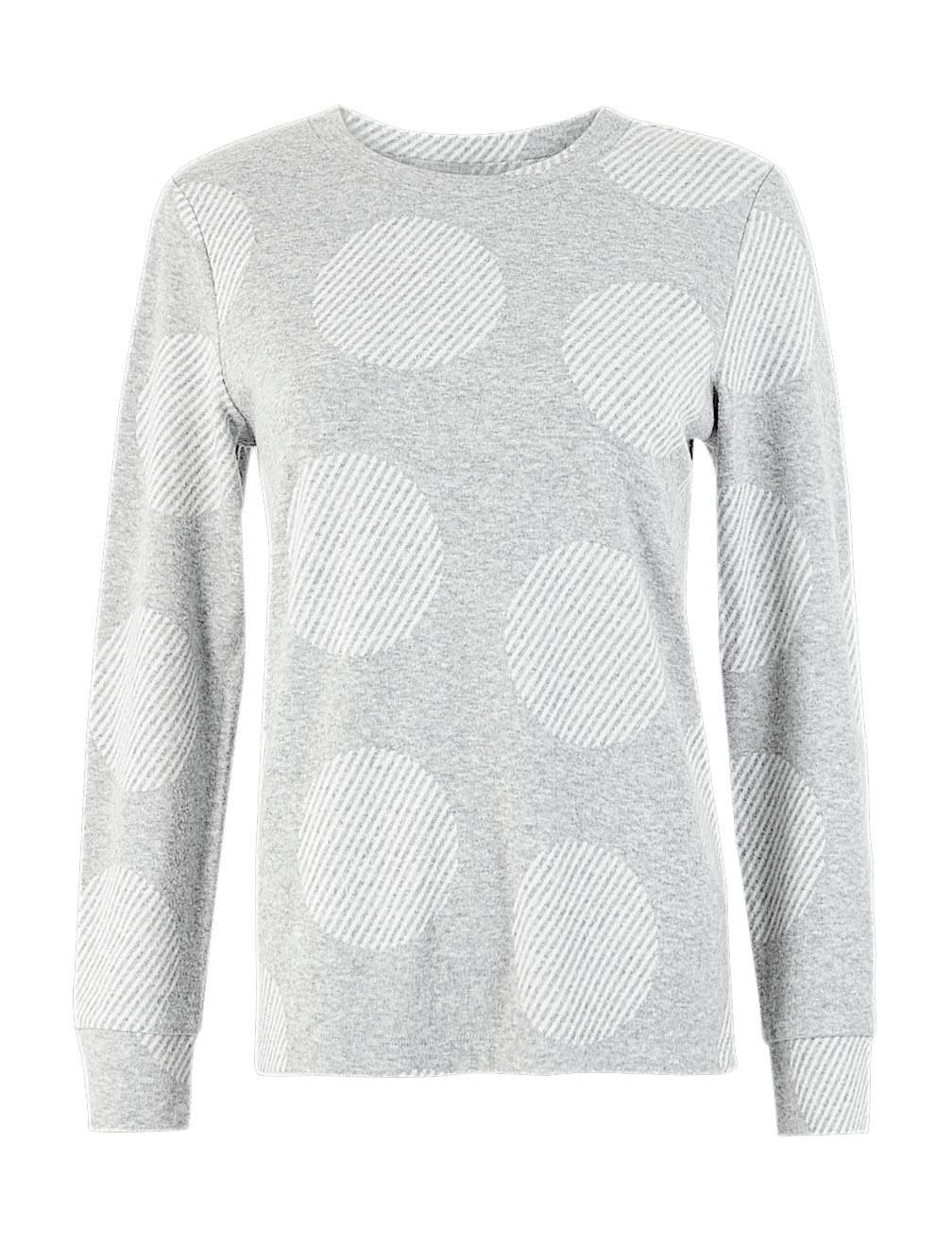 Soft Touch Polka Dot Sweatshirt