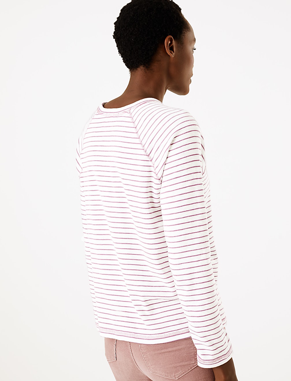 Striped Straight Fit Top