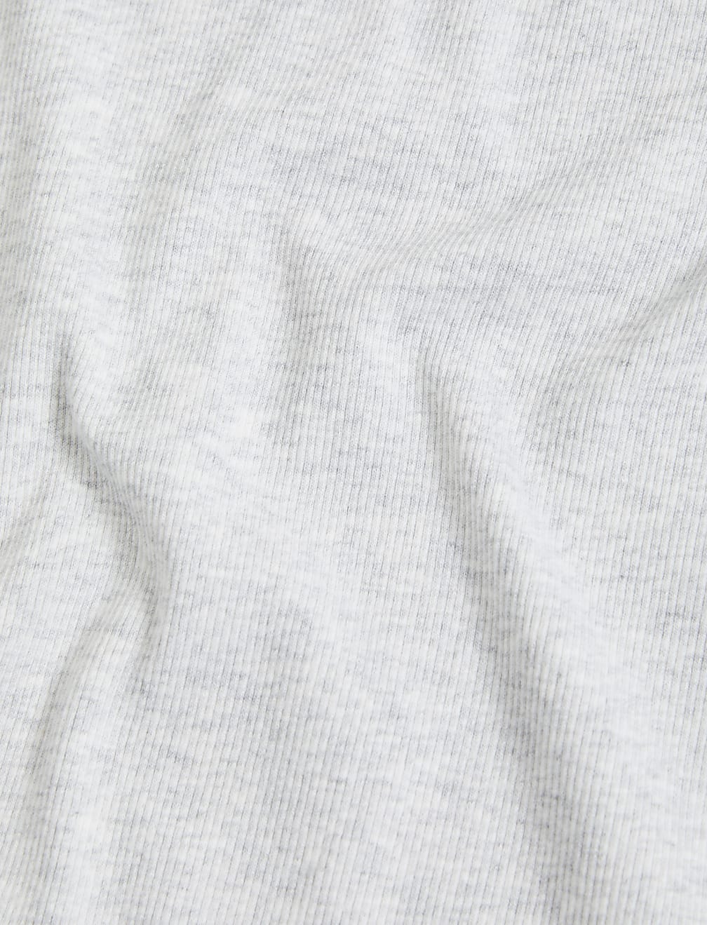 Cotton Rich Ribbed Slim Fit Top
