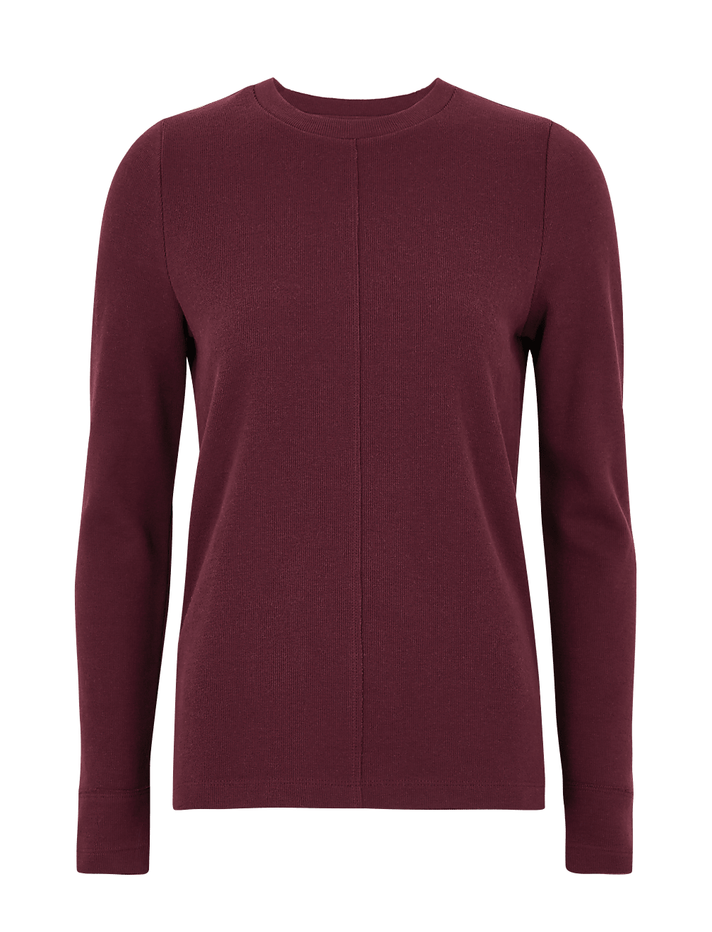 Cotton Textured Straight Fit Sweatshirt
