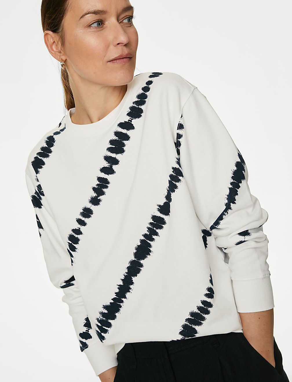 Pure Cotton Printed Sweatshirt