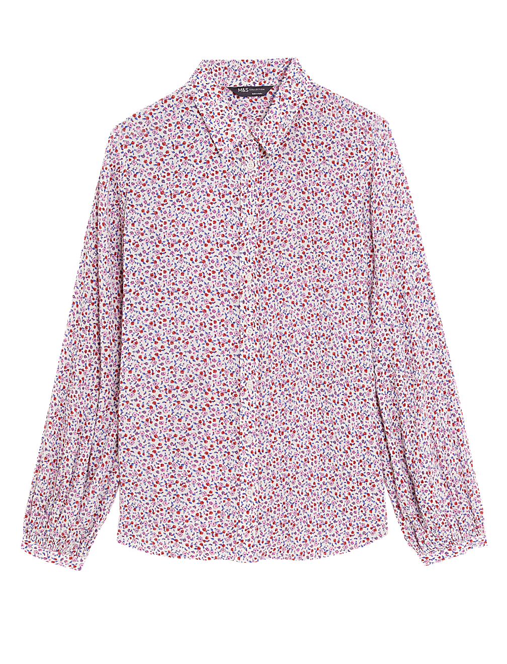 Modal Blend Printed Longline Shirt