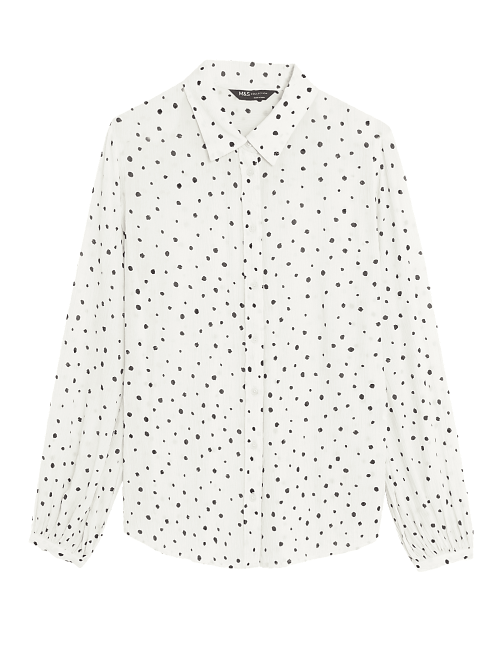 Modal Blend Printed Longline Shirt