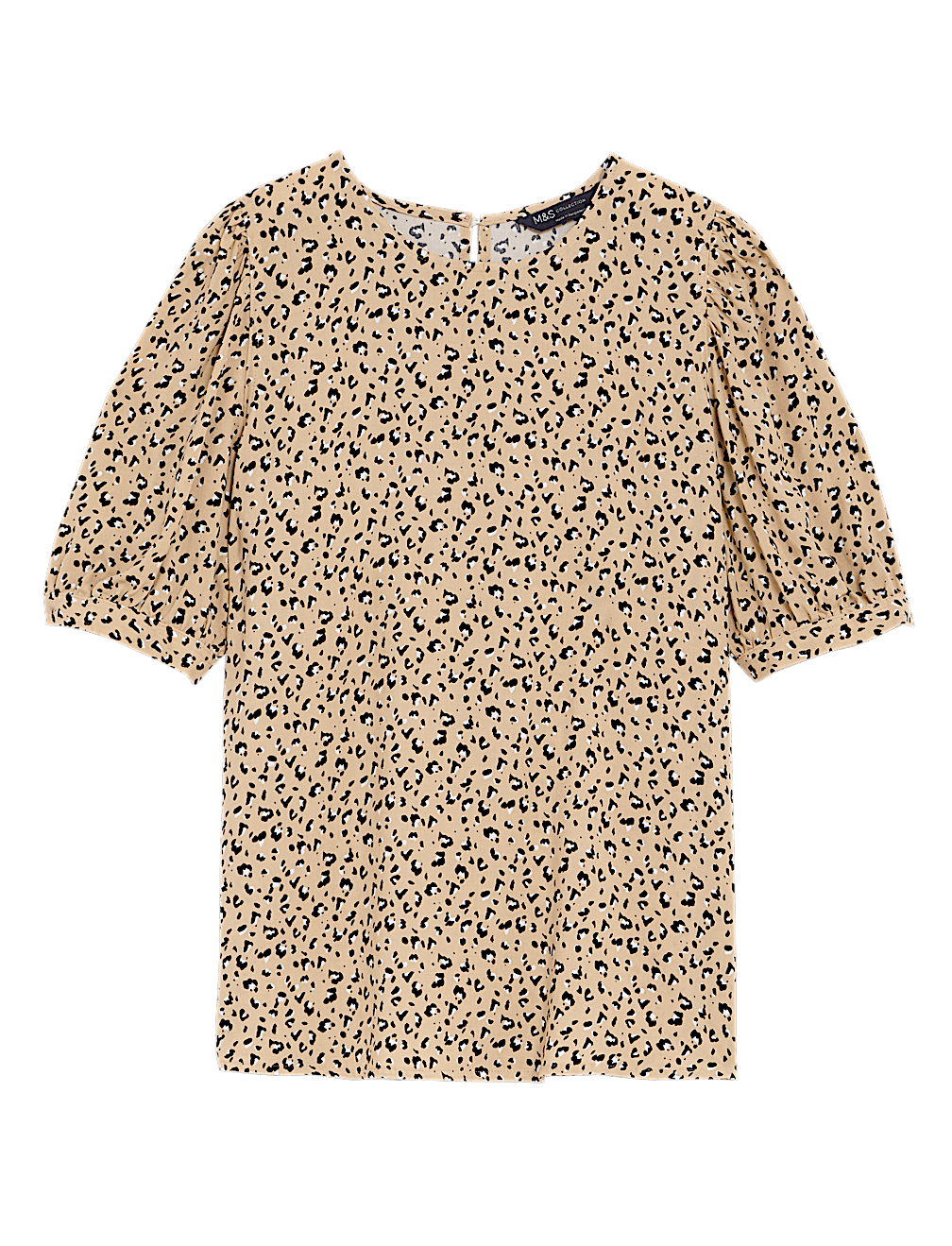 Printed Puff Sleeve Blouse