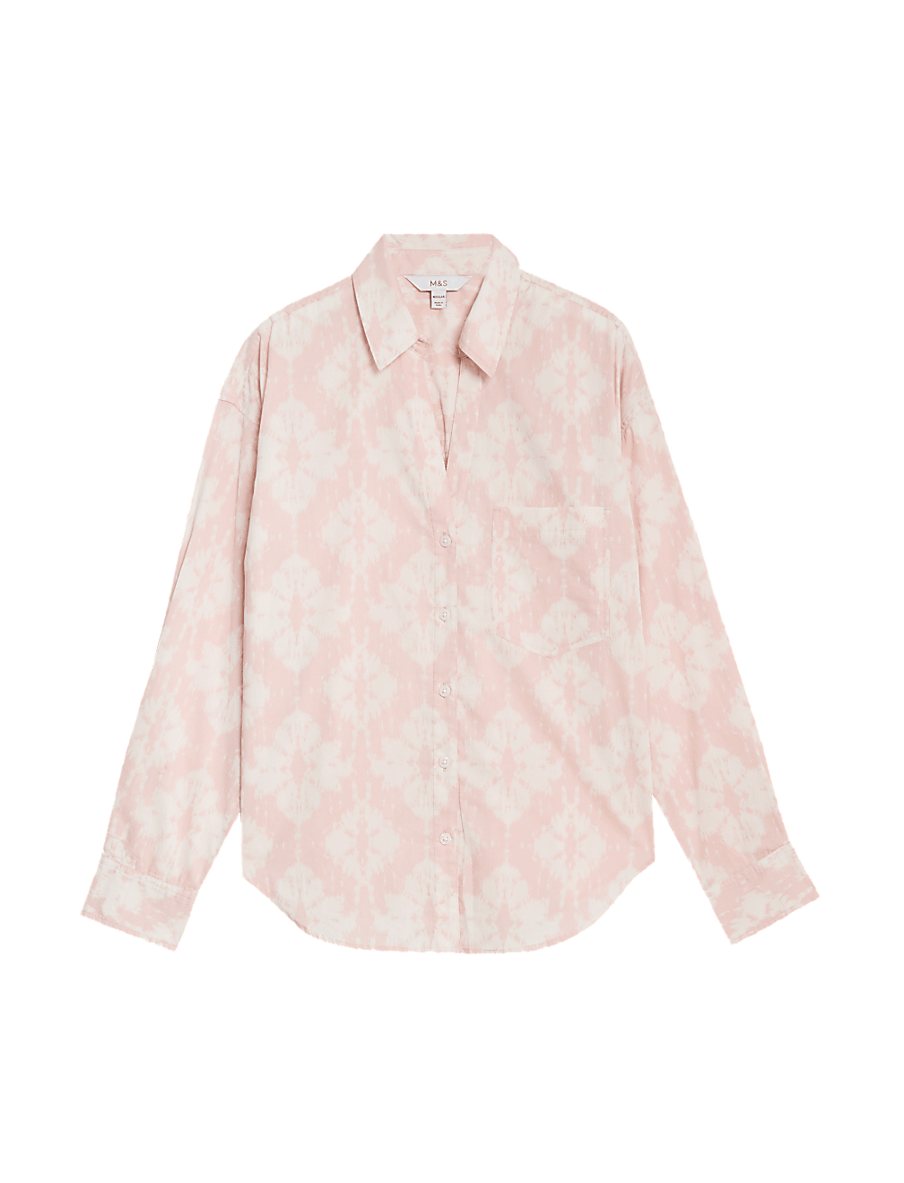 Pure Cotton Printed Collared Shirt