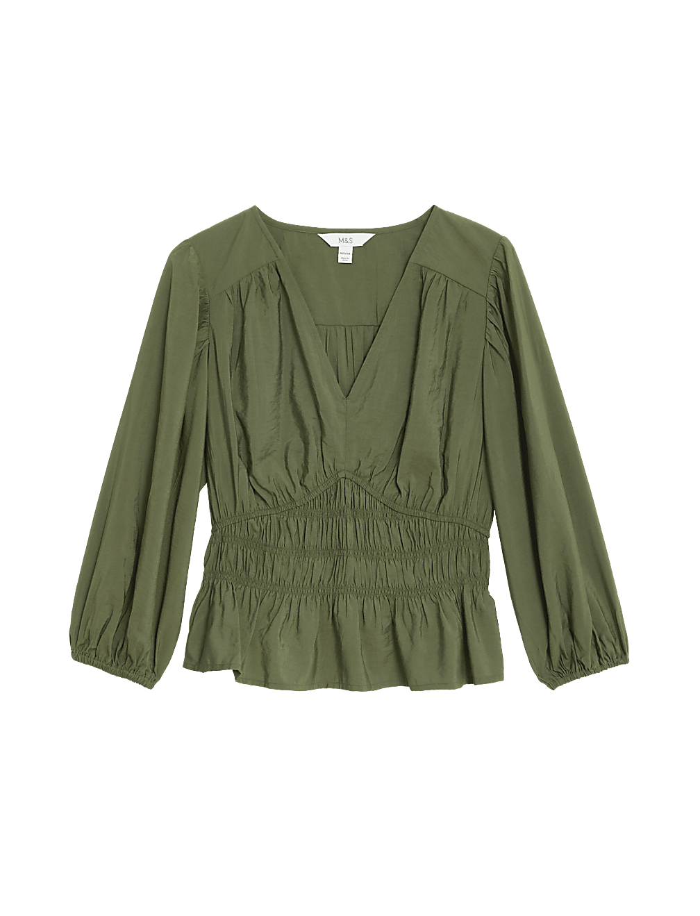 Textured Smock Detail Blouse