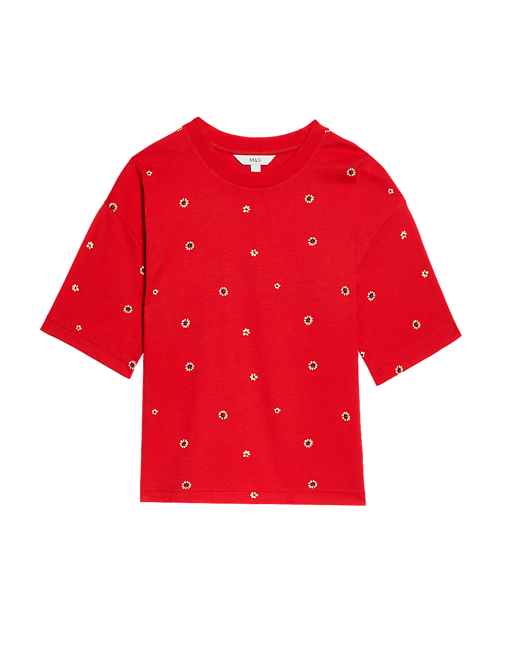 Pure Cotton Floral T-Shirt