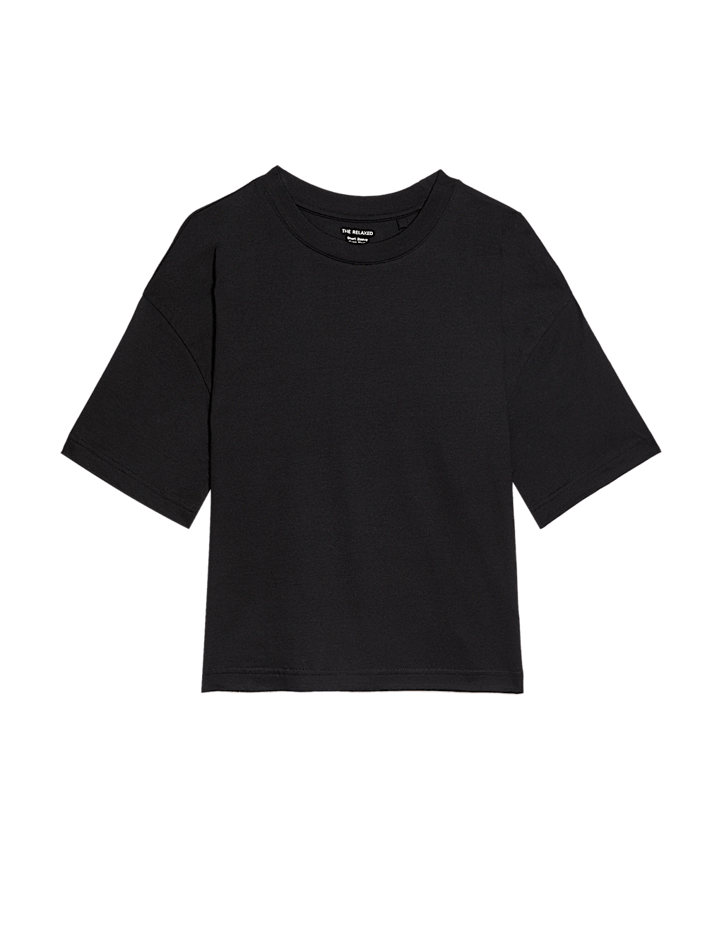 Pure Cotton Crew Neck Boxy T-Shirt