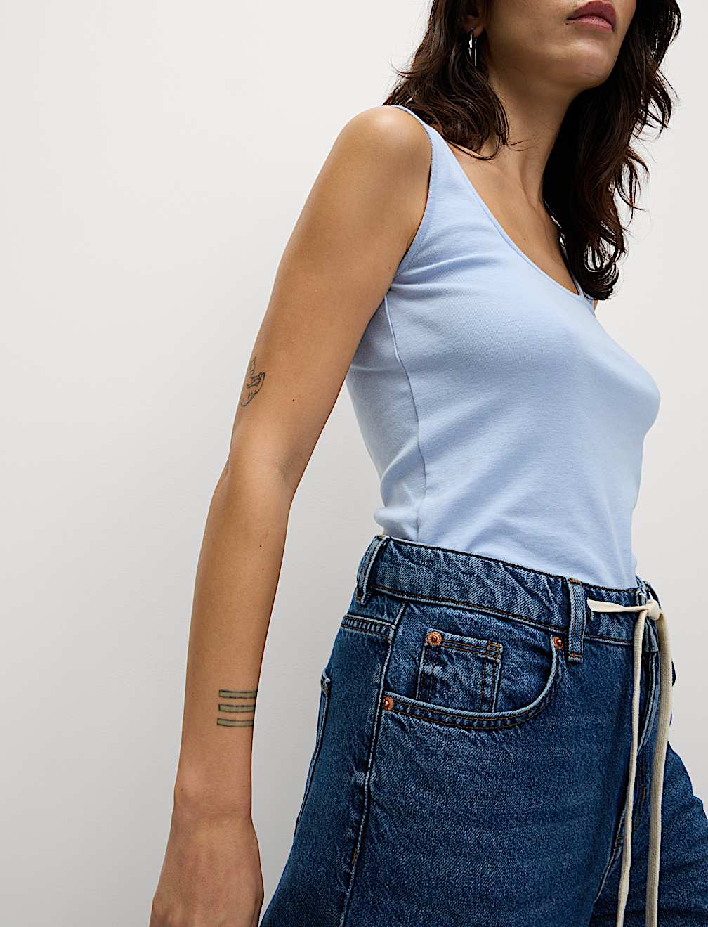 Square Neck Vest Top