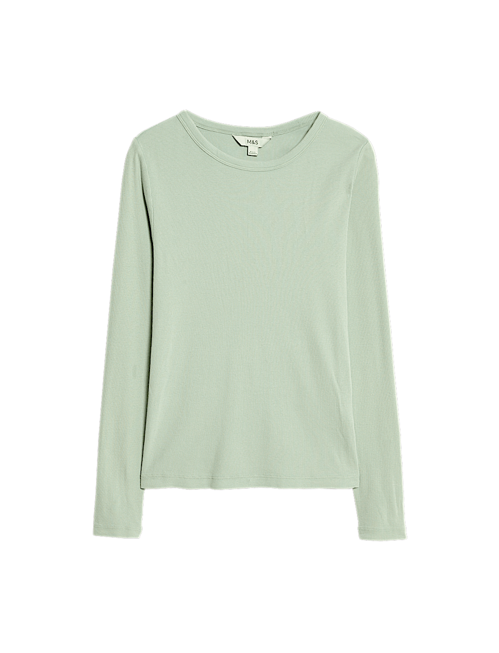 Cotton Rich Ribbed Garment Dye Top