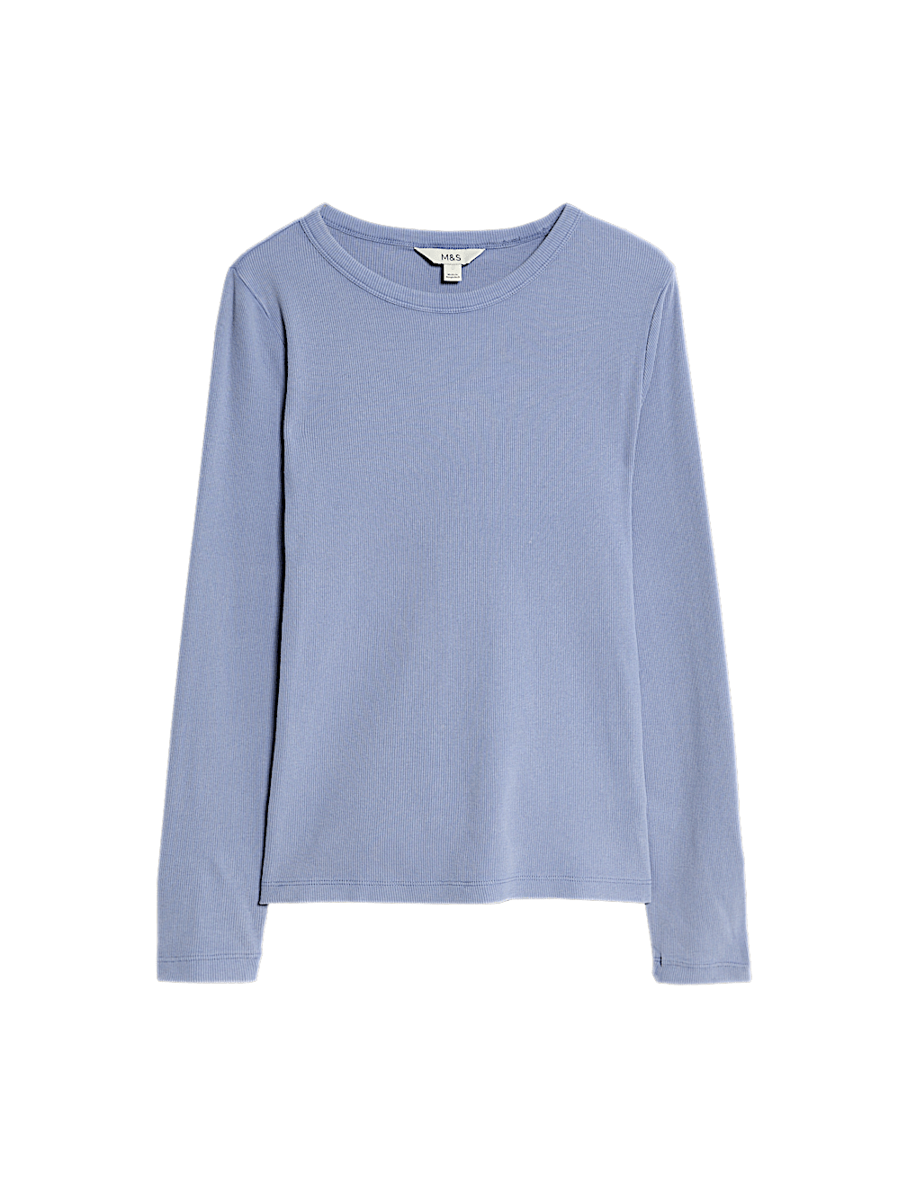 Cotton Rich Ribbed Garment Dye Top
