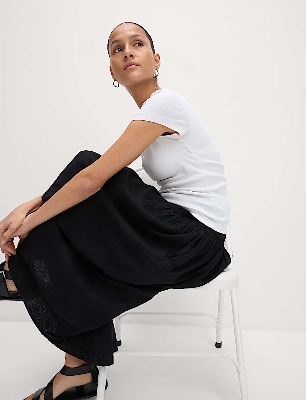 Cotton Rich Slim Fit Secret Support Top
