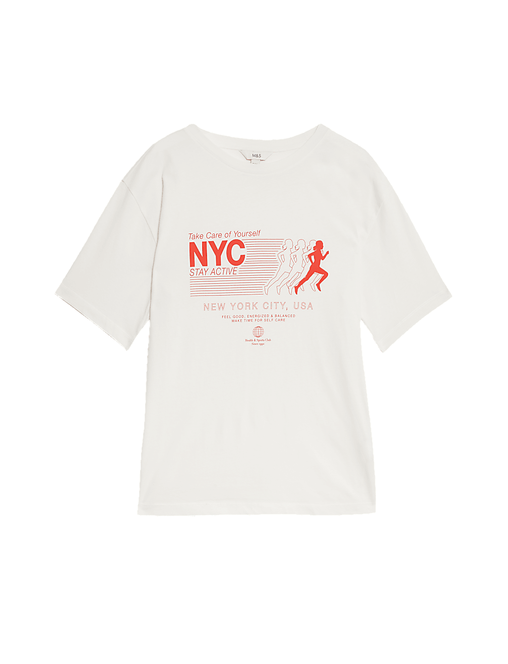 Pure Cotton Textured Regular Fit T-Shirt
