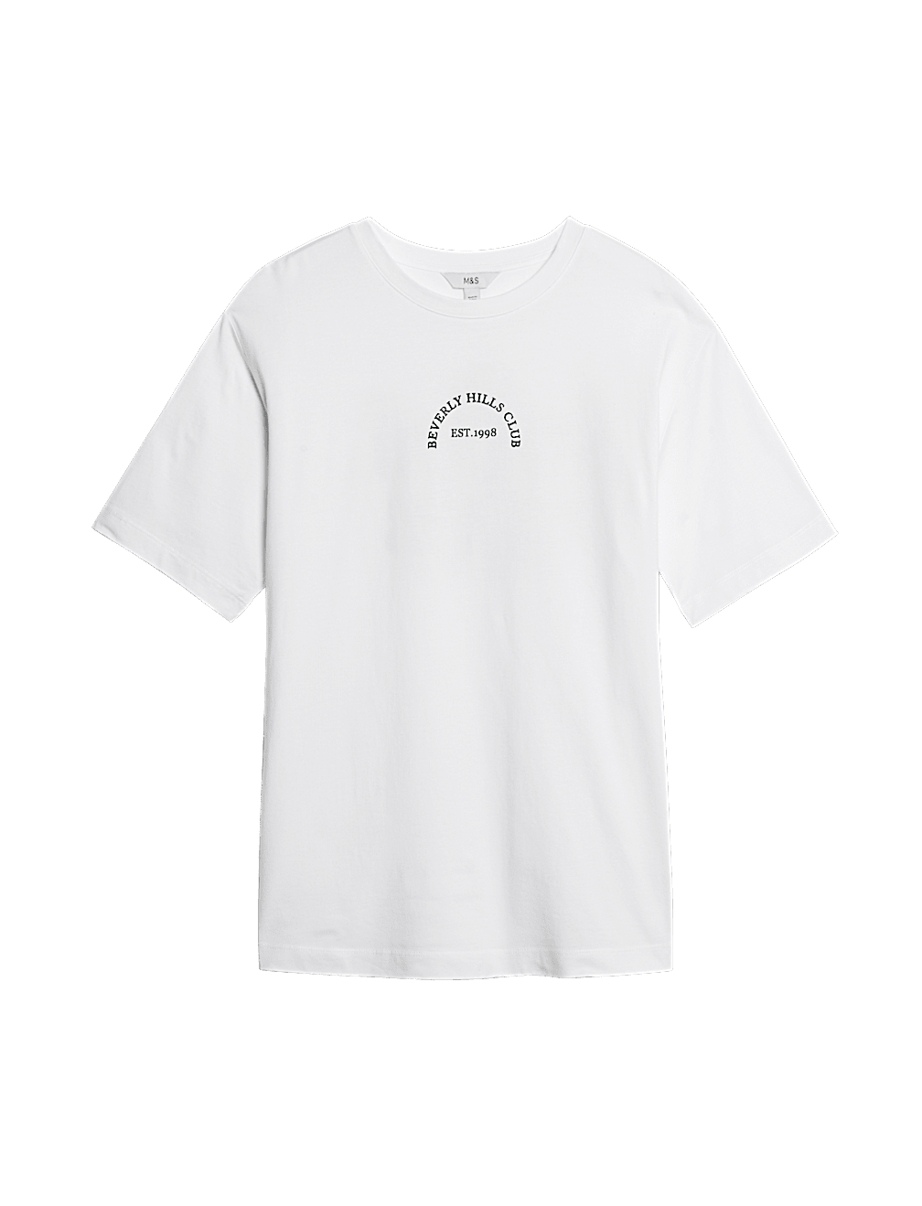 Pure Cotton Textured Regular Fit T-Shirt