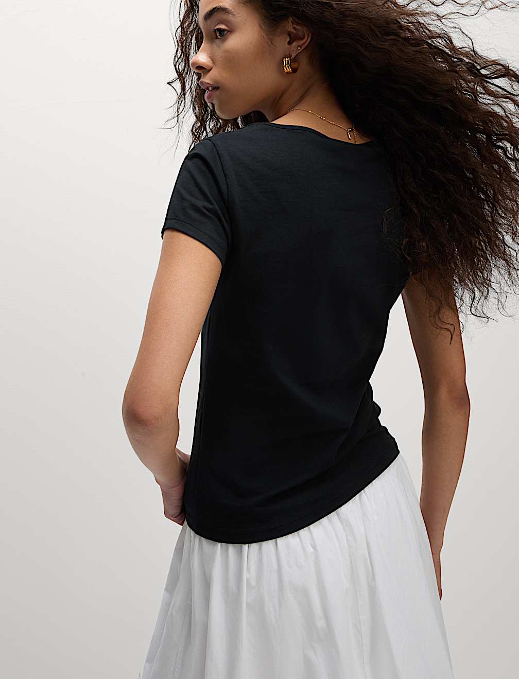 Sweetheart Neck Slim Top
