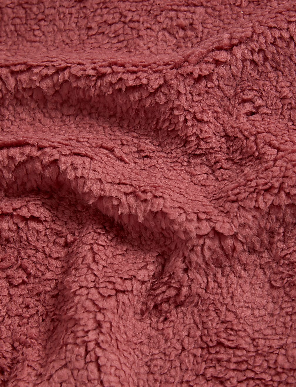 Cotton Rich Borg Lined Zip Up Hoodie