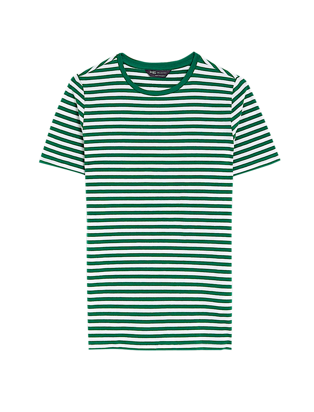 Cotton Rich Striped Slim Fit T-Shirt
