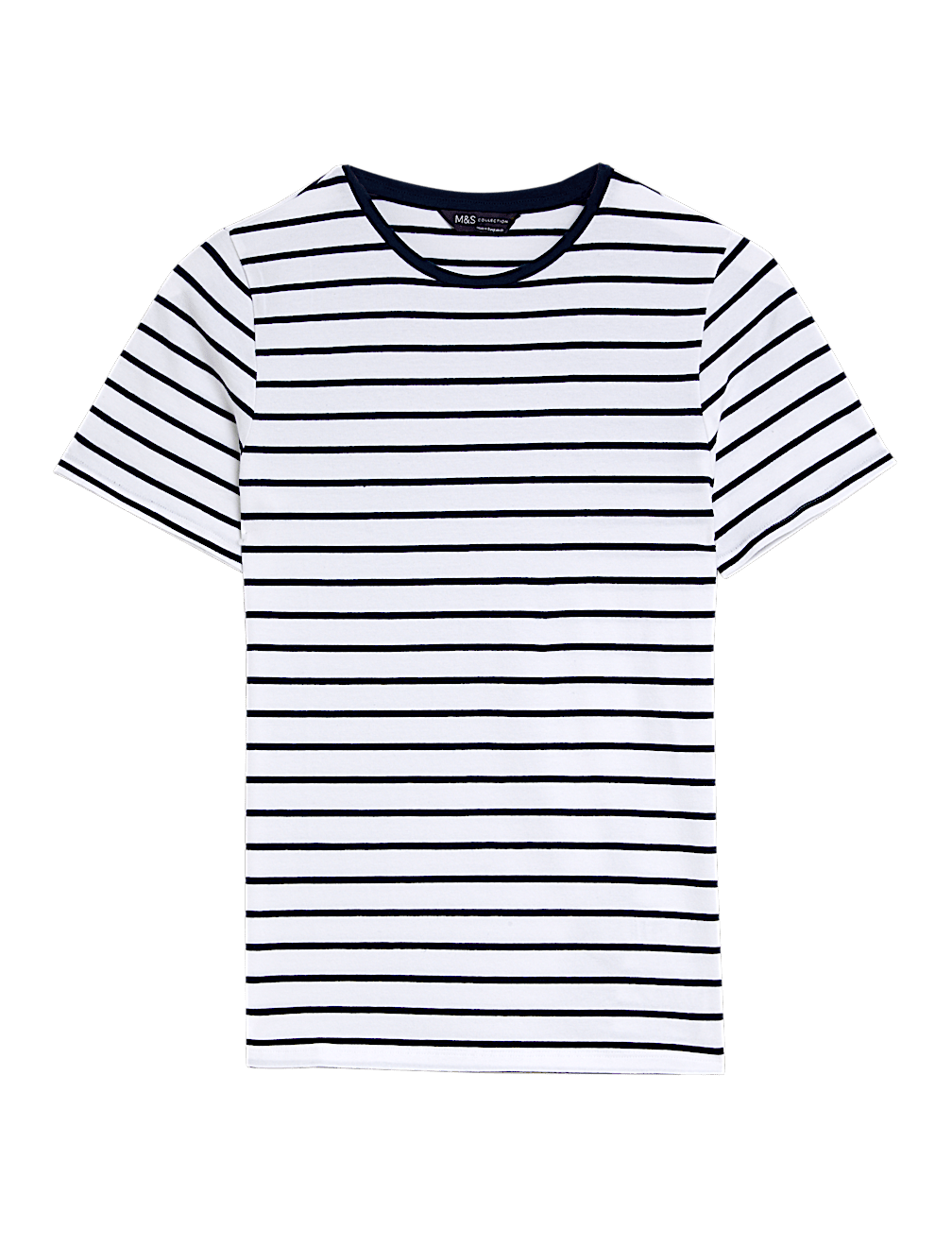 Cotton Rich Striped Slim Fit T-Shirt