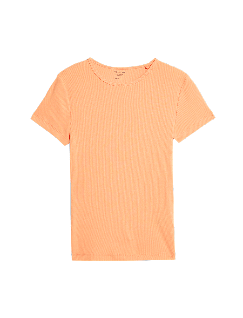 Cotton Rich Ribbed Slim Fit T-Shirt