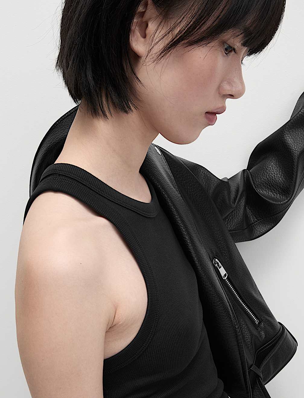 Cotton Rich Ribbed Racer Back Vest