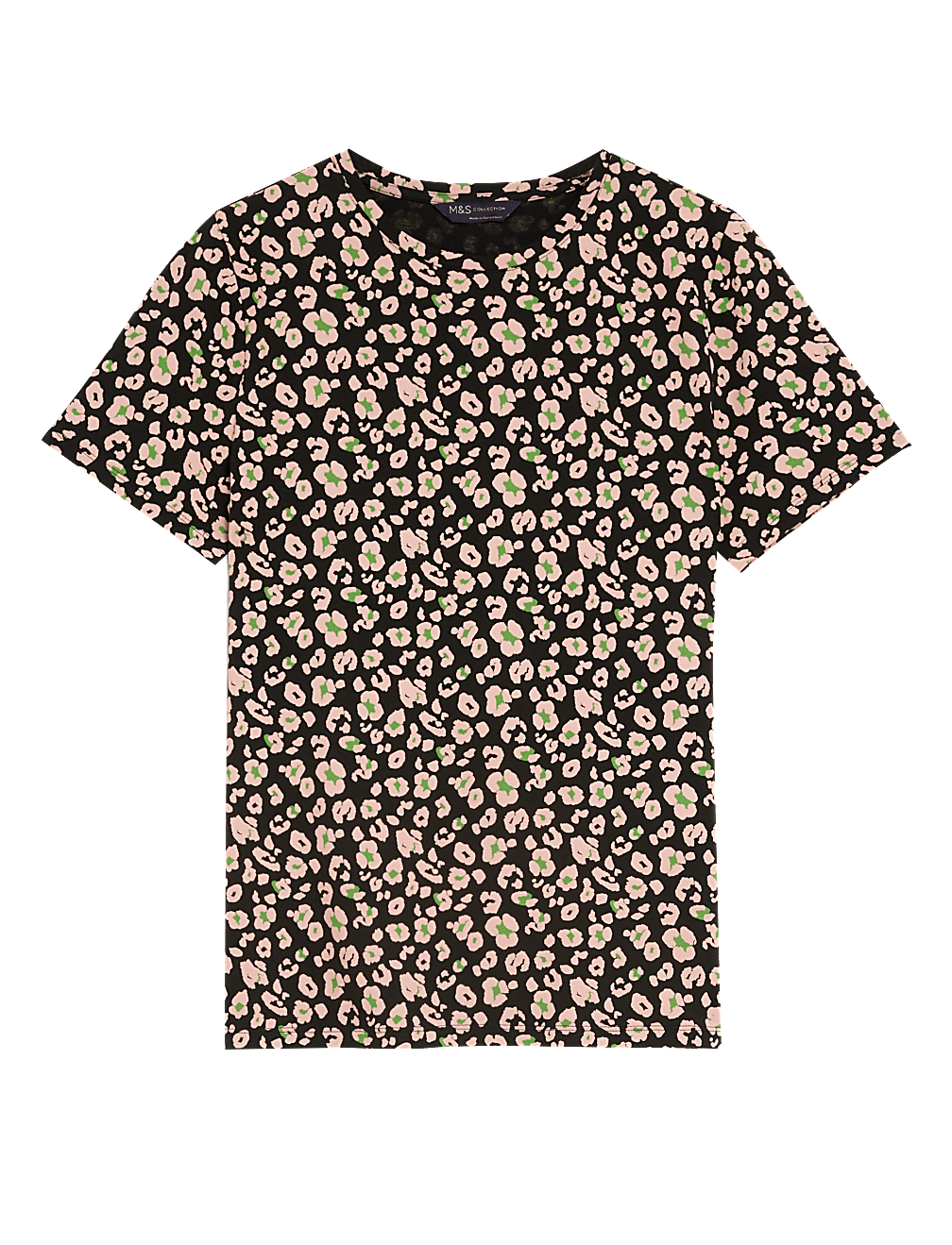 Cotton Rich Printed Slim Fit T-Shirt