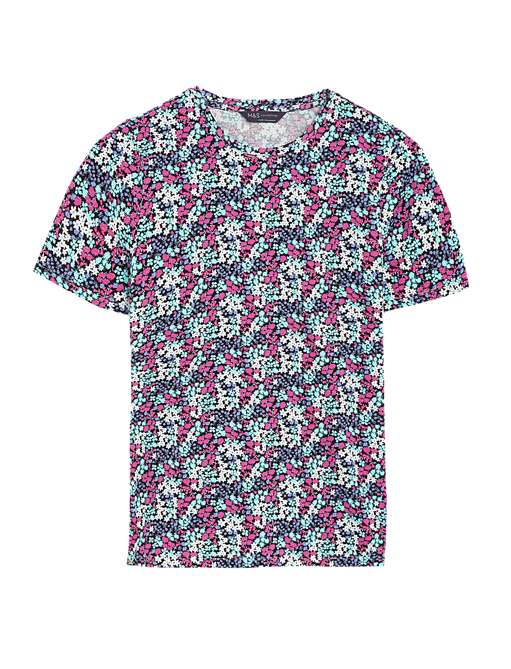 Cotton Rich Printed Slim Fit T-Shirt