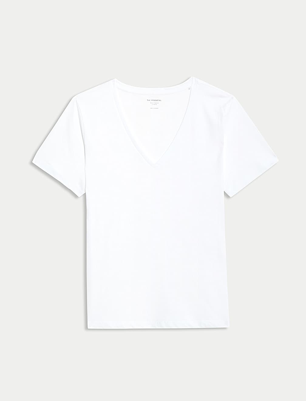 Pure Cotton V-Neck T-Shirt