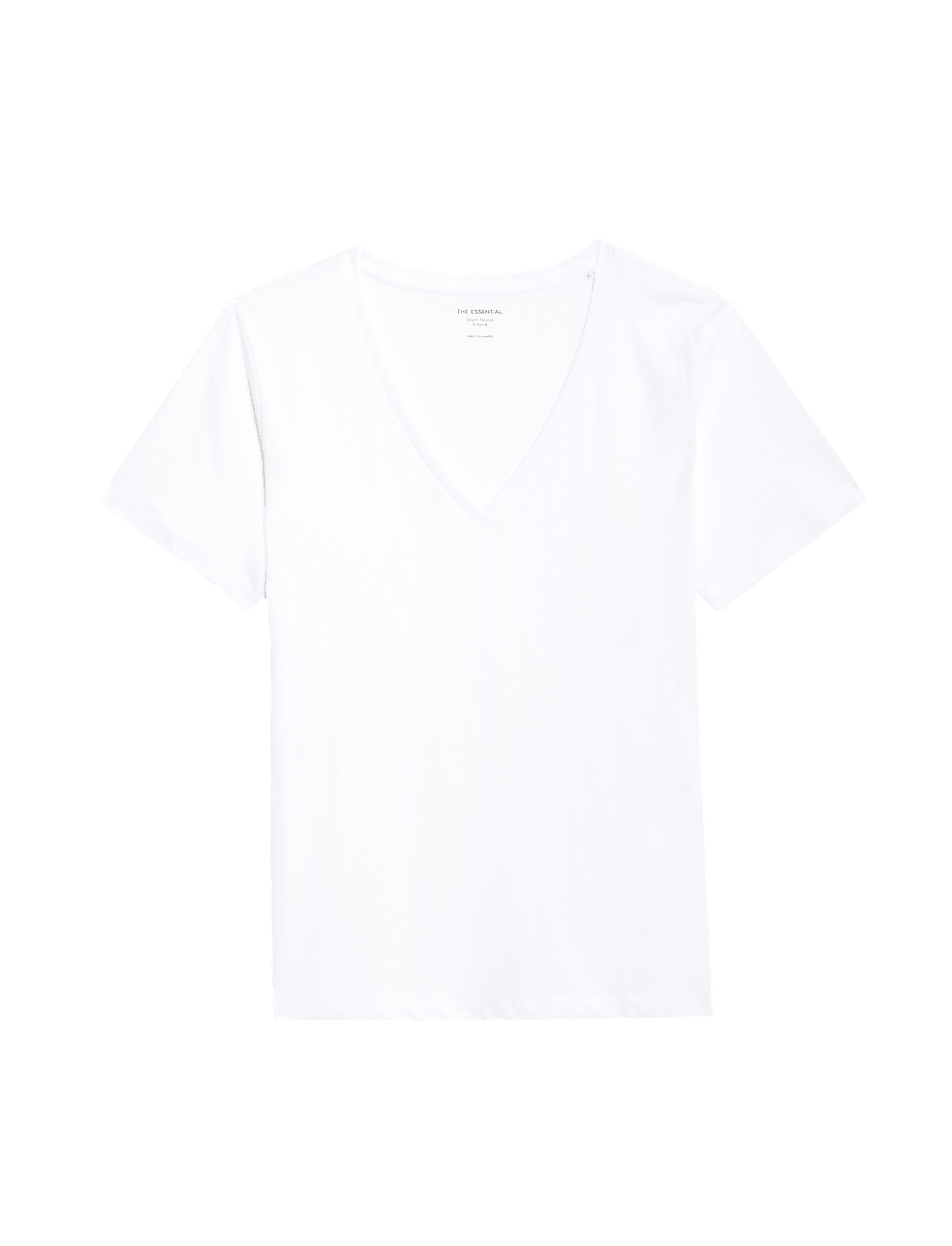 Pure Cotton V-Neck T-Shirt