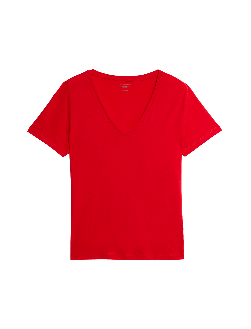Pure Cotton V-Neck T-Shirt