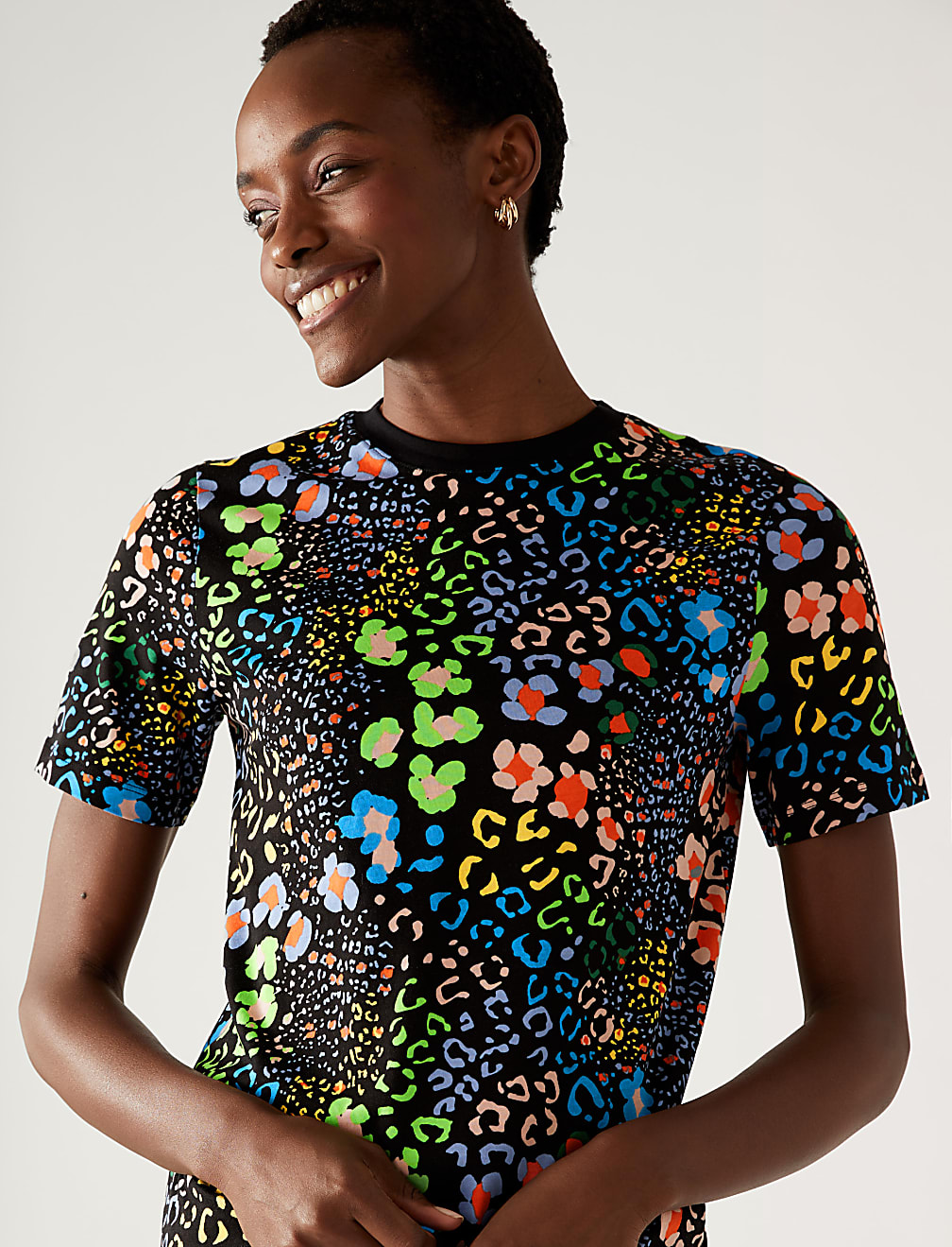 Pure Cotton Printed Everyday Fit T-Shirt