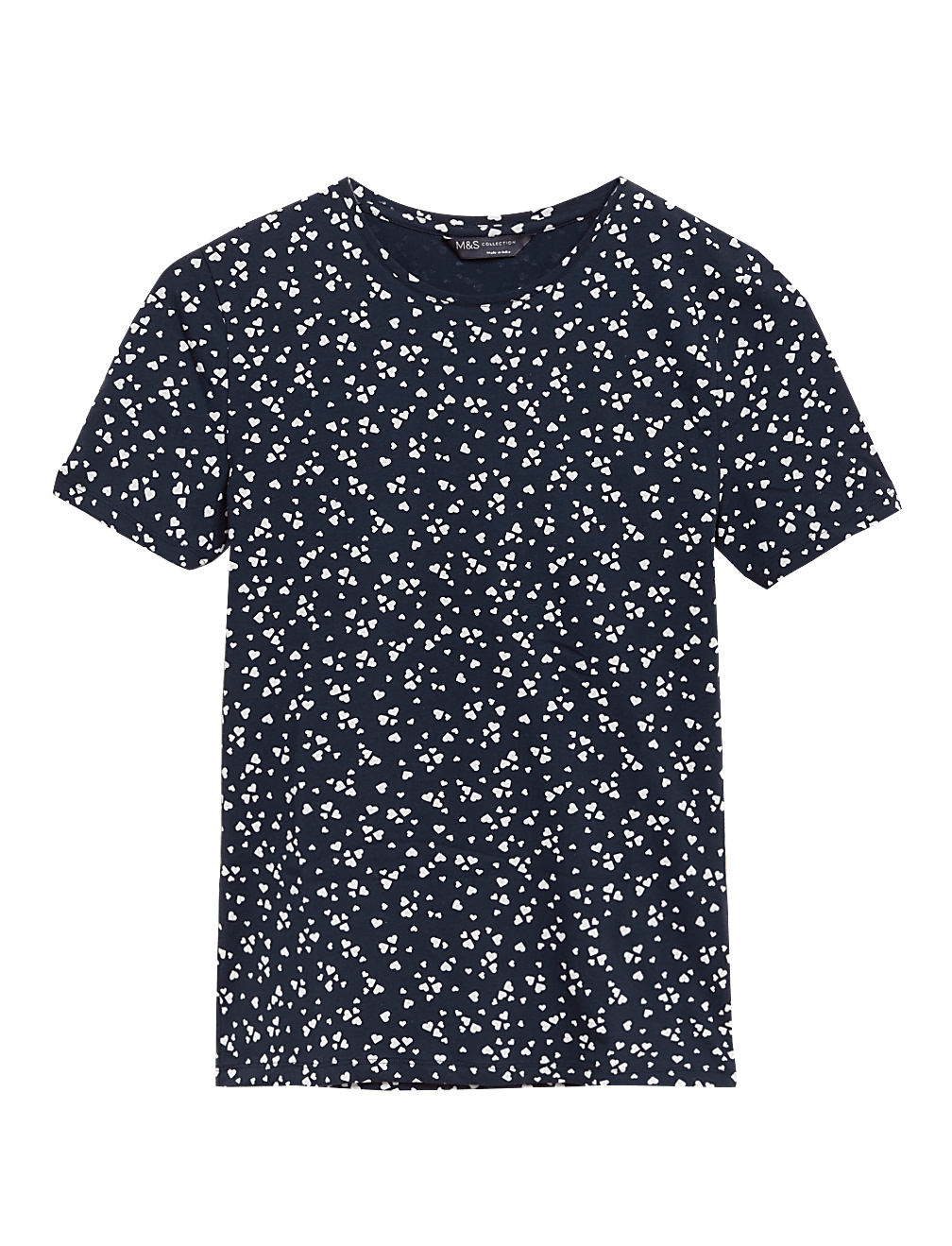 Cotton Rich Printed fitted T-Shirt