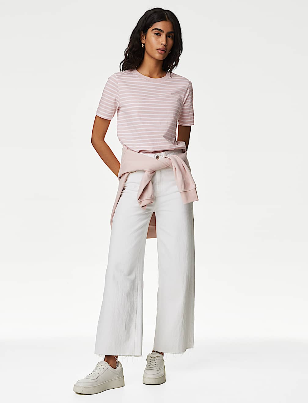 Pure Cotton Striped Everyday Fit T-Shirt