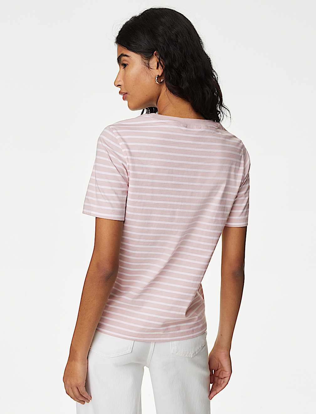 Pure Cotton Striped Everyday Fit T-Shirt