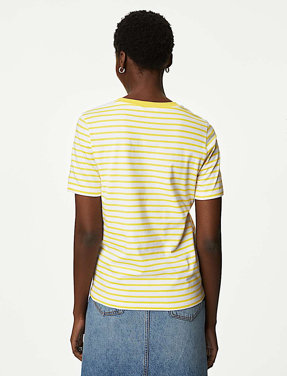 Pure Cotton Striped Everyday Fit T-Shirt