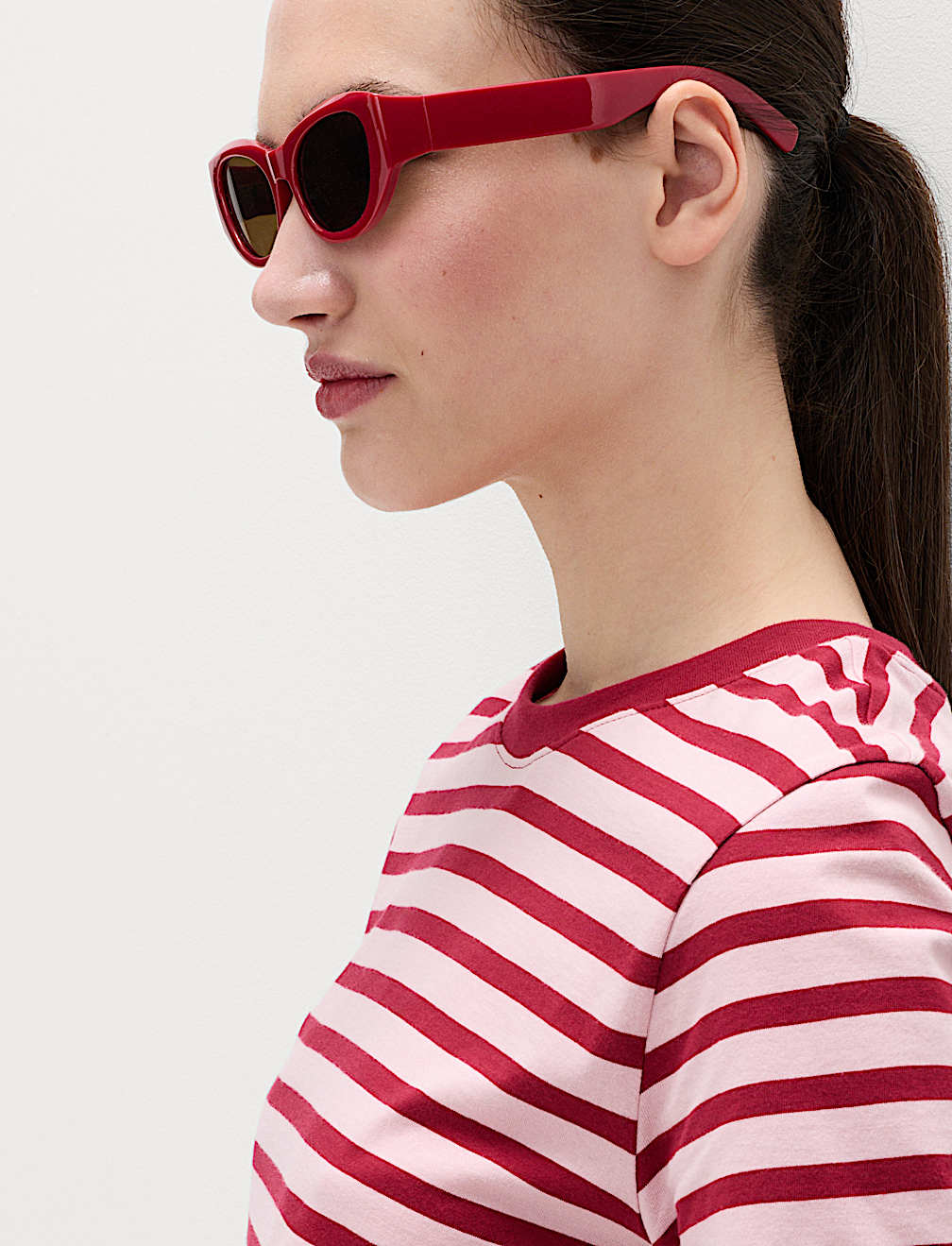 Pure Cotton Striped Everyday Fit T-Shirt