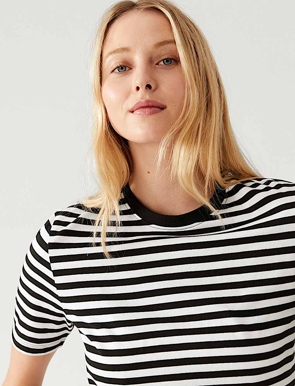 Pure Cotton Striped Everyday Fit T-Shirt