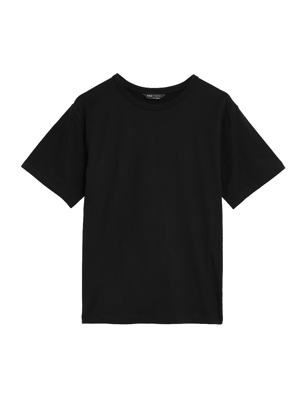 Pure Cotton Crew Neck Oversized T-Shirt