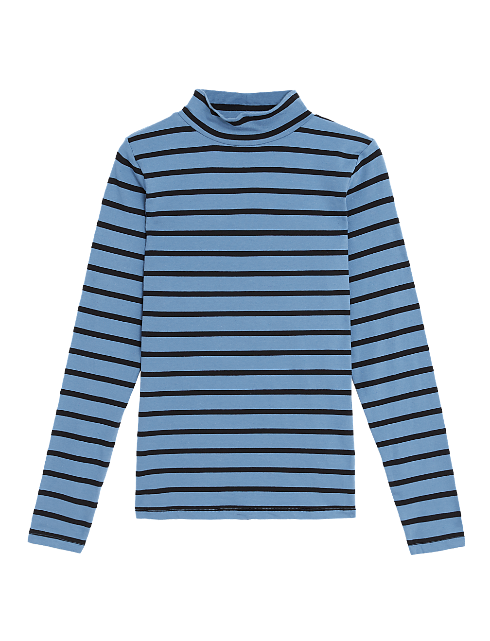 Cotton Rich Striped Slim Fit Top