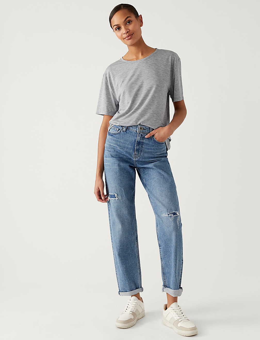 Crew Neck Relaxed T-Shirt