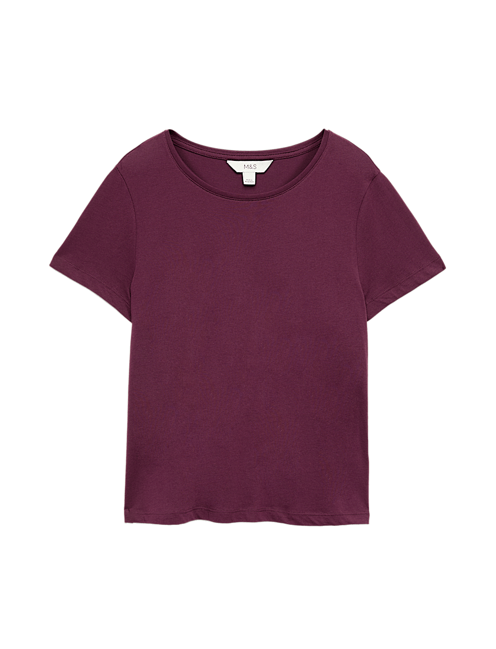 Pure Cotton Crew Neck T-Shirt