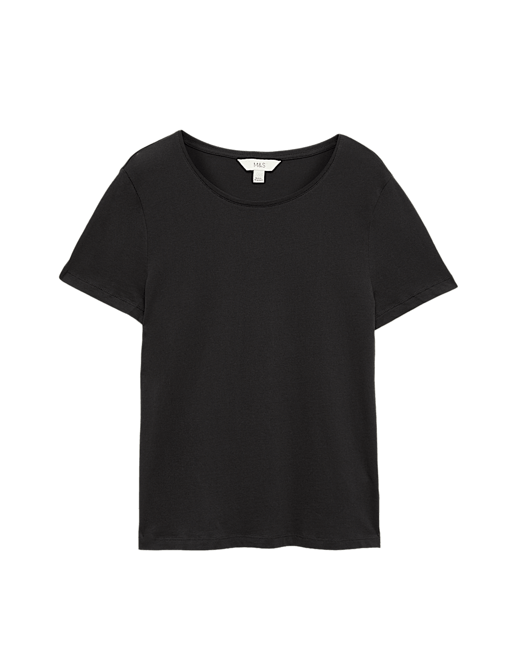 Pure Cotton Crew Neck T-Shirt