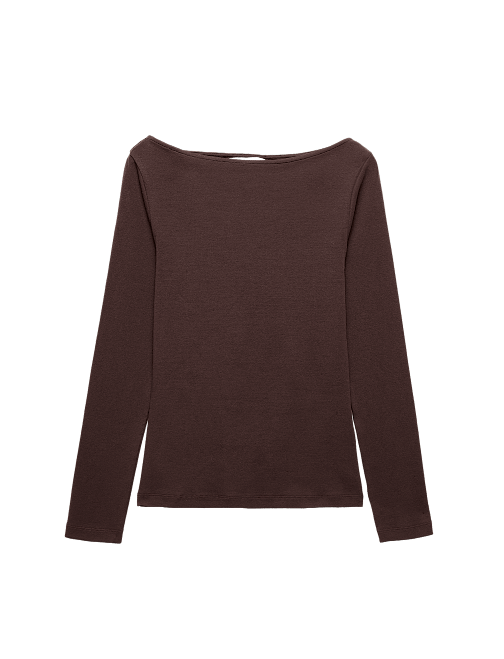 Cotton Rich Premium Slash Neck Top